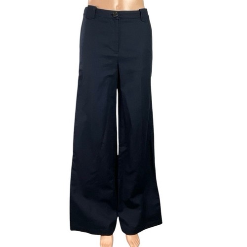 Ba&sh Women's Black High Waisted Palazzo Baggy Wide Leg Trousers Pants Size 1
