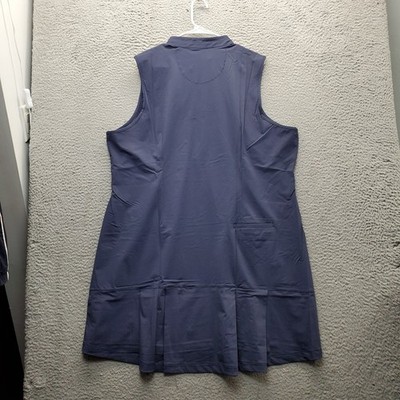 chinese dress ladies New Greg Norman Elodie Short Sleeve Zip Golf Dress main image 1