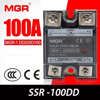 Solid State Relais SSR Halbleiterrelais Einphasen 120A/100A/80A/60A/10A 25A 40A