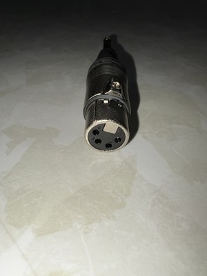 4 Pin Xlr female To 1/4 Male Adapter