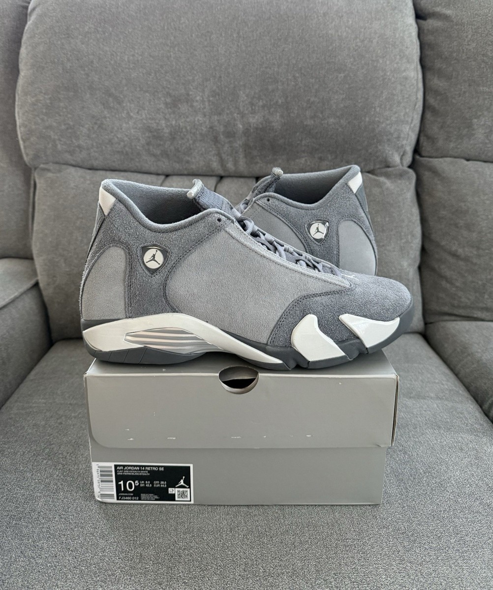 Size 10.5 - Air Jordan 14 Retro Flint Grey for sale online | eBay
