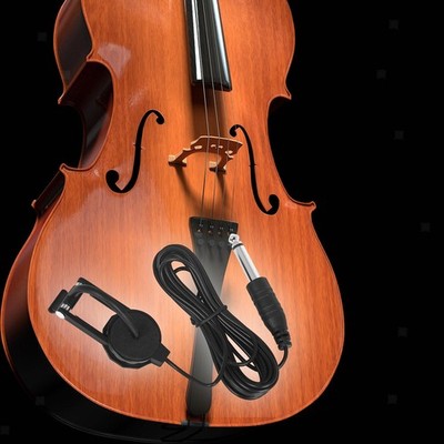 Violin-Tonabnehmer, Clip auf tragbarem Tonabnehmer, Kontaktmikrofon,