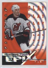 1997-98 Pinnacle Epix Orange Play Doug Gilmour #E24 HOF 2s9