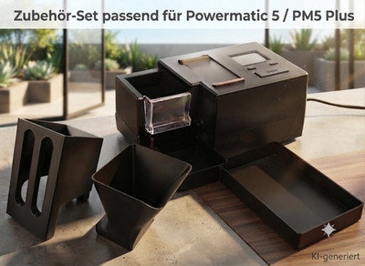 Passend für Powermatic 5 / PM5 XXL Trichter / Hülsenbox Zubehör-Set