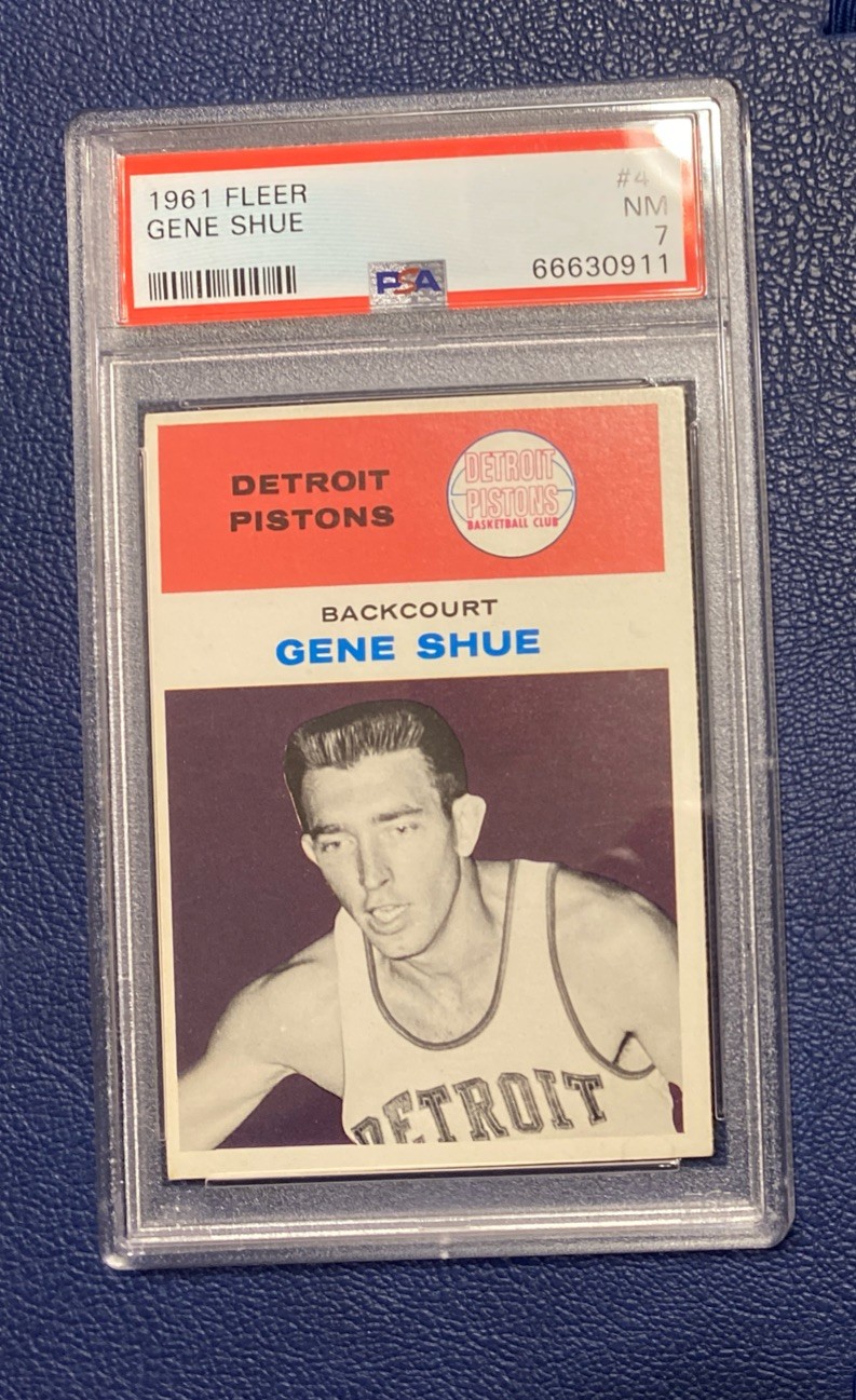 1961 Fleer Gene Shue 41 PSA 7 Rookie