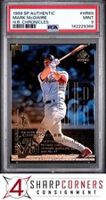 1999 SP AUTHENTIC HOMERUN CHRONICLES #HR69 MARK McGWIRE POP 1 PSA 9