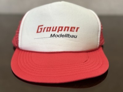 Vintage Graupner Modellbau Trucker Hat RC Model Promo Cap 80s Germany Used