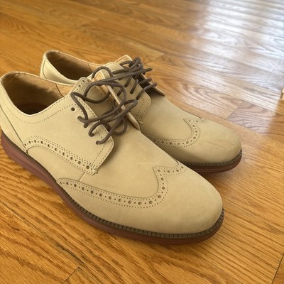 Cole Haan (Men's 10.5M) ØriginalGrand Wingtip Nubuck Oxford Dress Shoes C29775