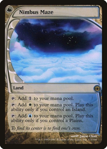Future Sight  MTG  Nimbus Maze  Magic
