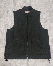 Filson Men's Large 100% Virgin Wool Forest Green Vest Liner Made In U.S.A
