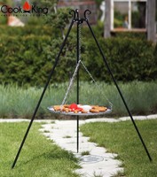 Cookking Dreibein Grill H: 180Cm Schwenkgrill Inkl. 80 Cm Edelstahl Grillrost