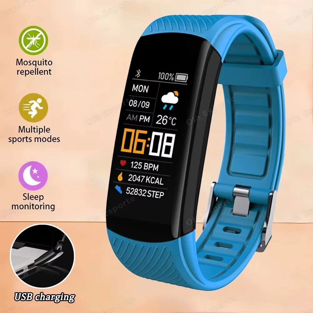 Smart Fitness Tracker Watch Heart Rate Monitor Sleep Steps Swim Waterproof ML16F
Opens in a new wind
