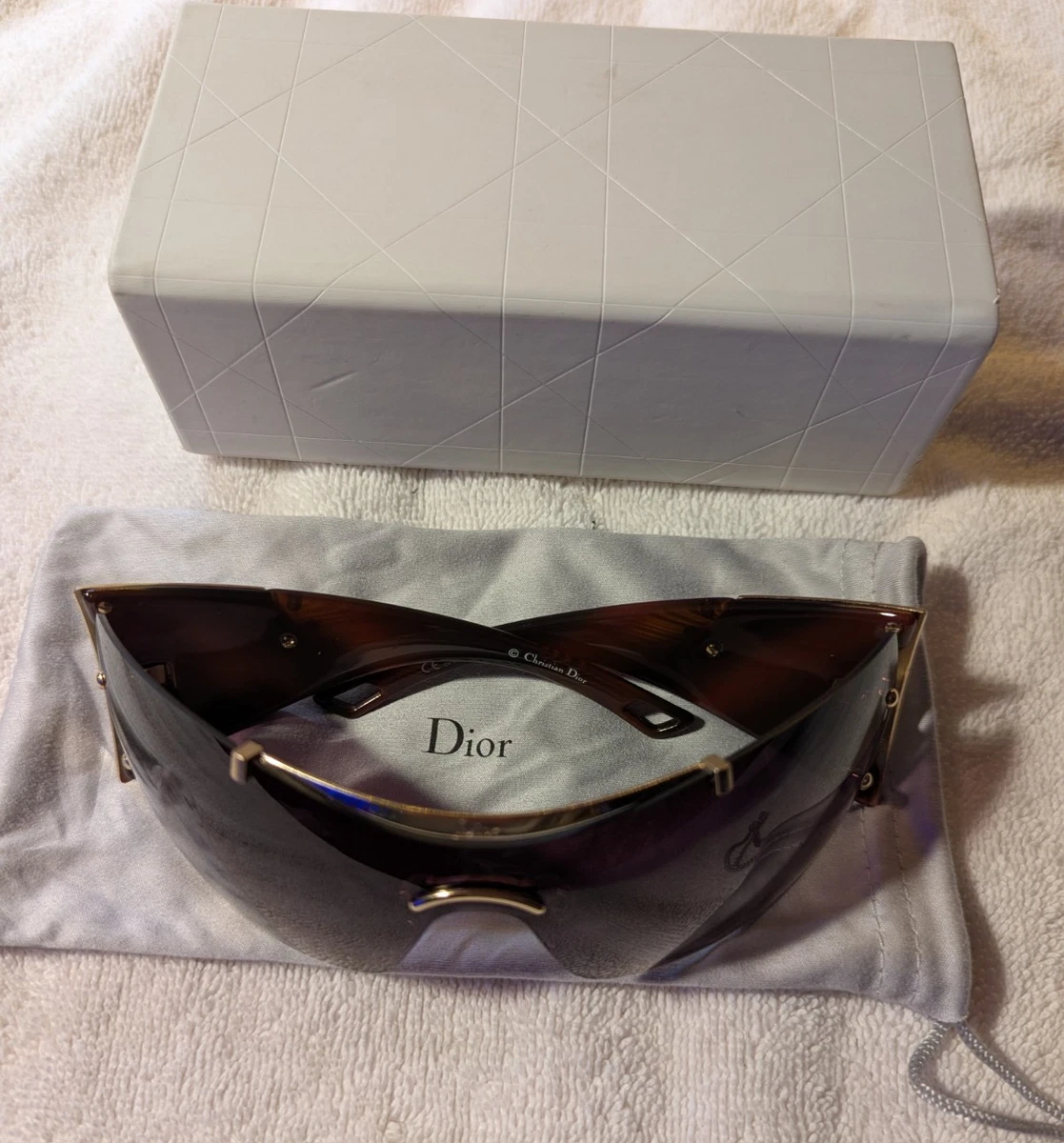 Dior Brown Shield Sunglasses for Women for sale | eBay display picture 1