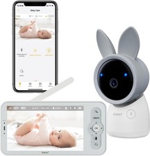 ARENTI Baby Monitor, 3MP Baby Camera with 5-inch LCD Screen, App Control, 2-Way