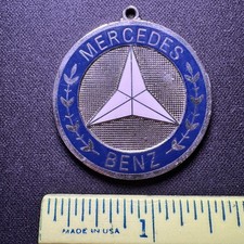 Vintage Car Auto Mercedes Benz Metal Key Chain
