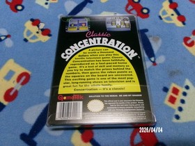 #929 Classic Concentration (Nintendo, NES) CIB Complete - Tested