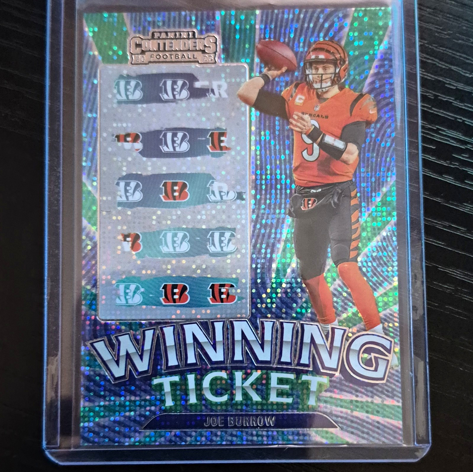 Panini 2023 Contenders Winning Ticket Joe Burrow #9 Cincinnati Bengals
