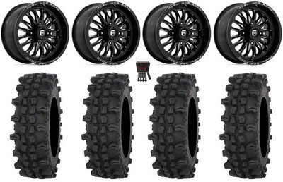 Fuel ARC 24'' Wheels Black 40'' ACP Tires Honda Pioneer 1000 / Talon