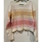 Cat & Jack Ivory, Yellow and Pink Sweater, Size 8 — photo 1