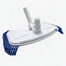 Heavy Duty Swimming Pool Vacuum Head Floor Wall Cleaning Brush Tool Blue - New