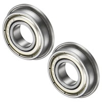 2Er-Pack F6900ZZ Flanschkugellager FüR 10X22X6Mm, Metall Abgedichtet Chromstahl