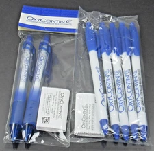7 Oxycontin PENS Drug Rep Pharmaceutical Advertising Sealed in Original Packages