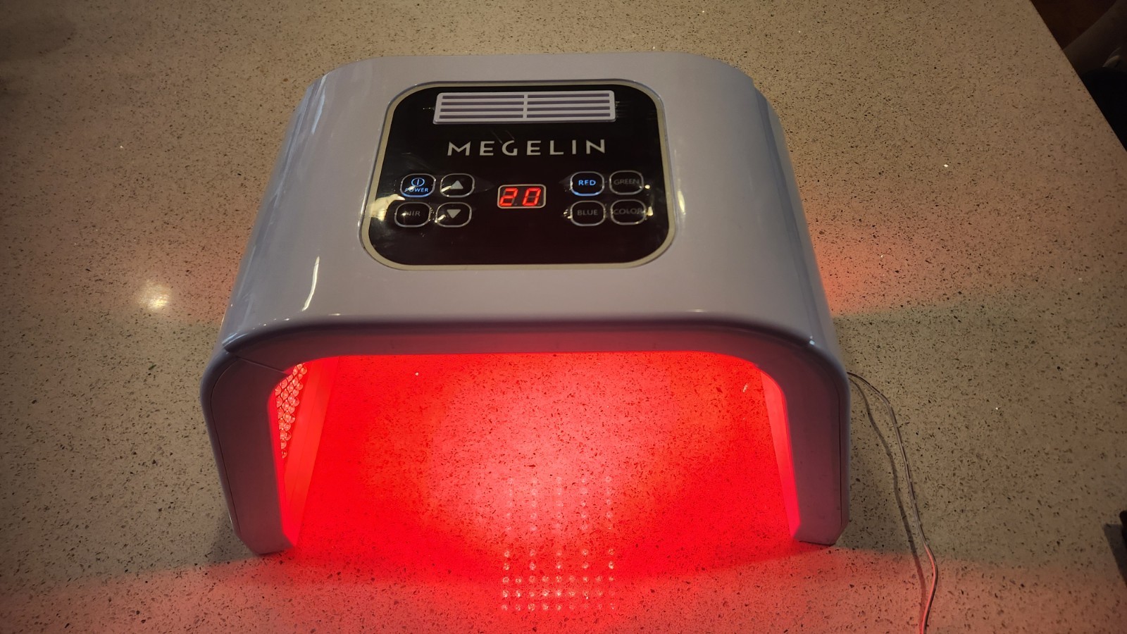 LED Face Mask Light Therapy 8 Color Therapy Light Lamp Facia