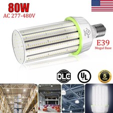 LED Corn Light Bulb 80W E39 Mogul Base For Commercial Industrial Lighting 5000K