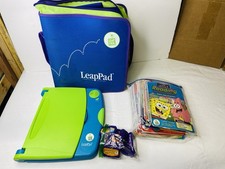 Leap Frog Leappad Learning System 30004 w Carryin Case  Cartridges Books