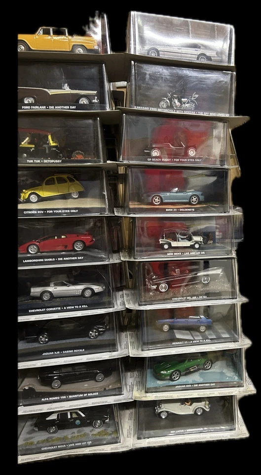 Collezione 80 Modellini Auto James Bond 007 - Scala 1:43 - GE Fabbri - Immagine 4 di 4