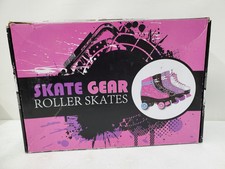 SIZE 1 SKATE GEAR SSE-73801 PB ROLLER SKATES PINK 133008-3 JO BY34 