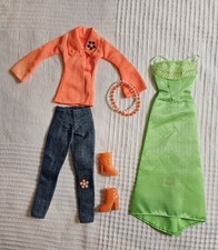 Vintage Mattel Barbie Clothing And Accessories Lot Of 7