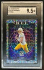 2021 Donruss Optic Justin Herbert Mythical #MY-8 Chargers SGC 9.5