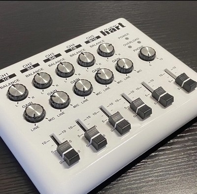 Maker HART LOOP MIXER 5 Channel Stereo Voice Mixer (Simple, White)
