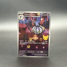 Chandelure 137/128 Illustrazione Rara: Carta Pokemon Celebrazione 30° NM