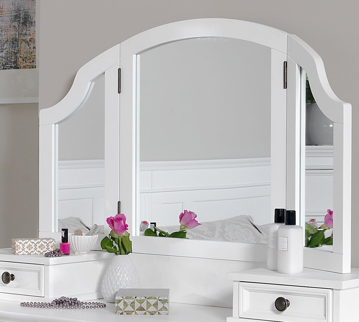 white dressing table mirror Monaco with & Stool Laura James Ireland filled stool with metal base brings comfortable seating and a polished look Costway White Vanity Makeup Dressing