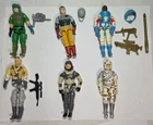 Lot of 6 Vintage G.I. Joe Action Figures Weapons and Accessories 80s 90s