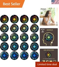 Colorful EMF Stickers - 18 Piece Set for Electronic Device Radiation Safety