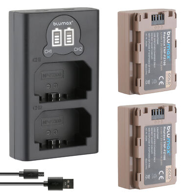 2x Akku + LCD Lader für Sony NP-FZ100M Alpha 9 II  A9II A9S / A7C A7IV 2250 mAh