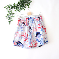 Columbia PFG Men's Mesh Lined Gray Red Blue Swordfish Swim Trunks Size Small 6L