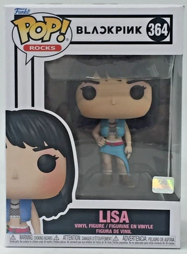 Funko Pop! Rocks Black Pink Lisa #364   W/ Pop Protector