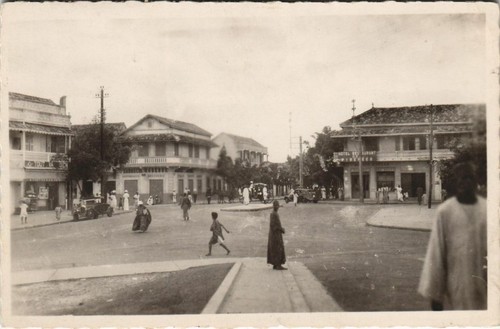 CPA Sénégal Dakar Le Marché Carte Postale Ancienne Noir Et Blanc 1900