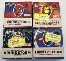 Dr. Squatch Marvel Avengers Collection Bundle Limited Edition (4-pack) 5oz New!