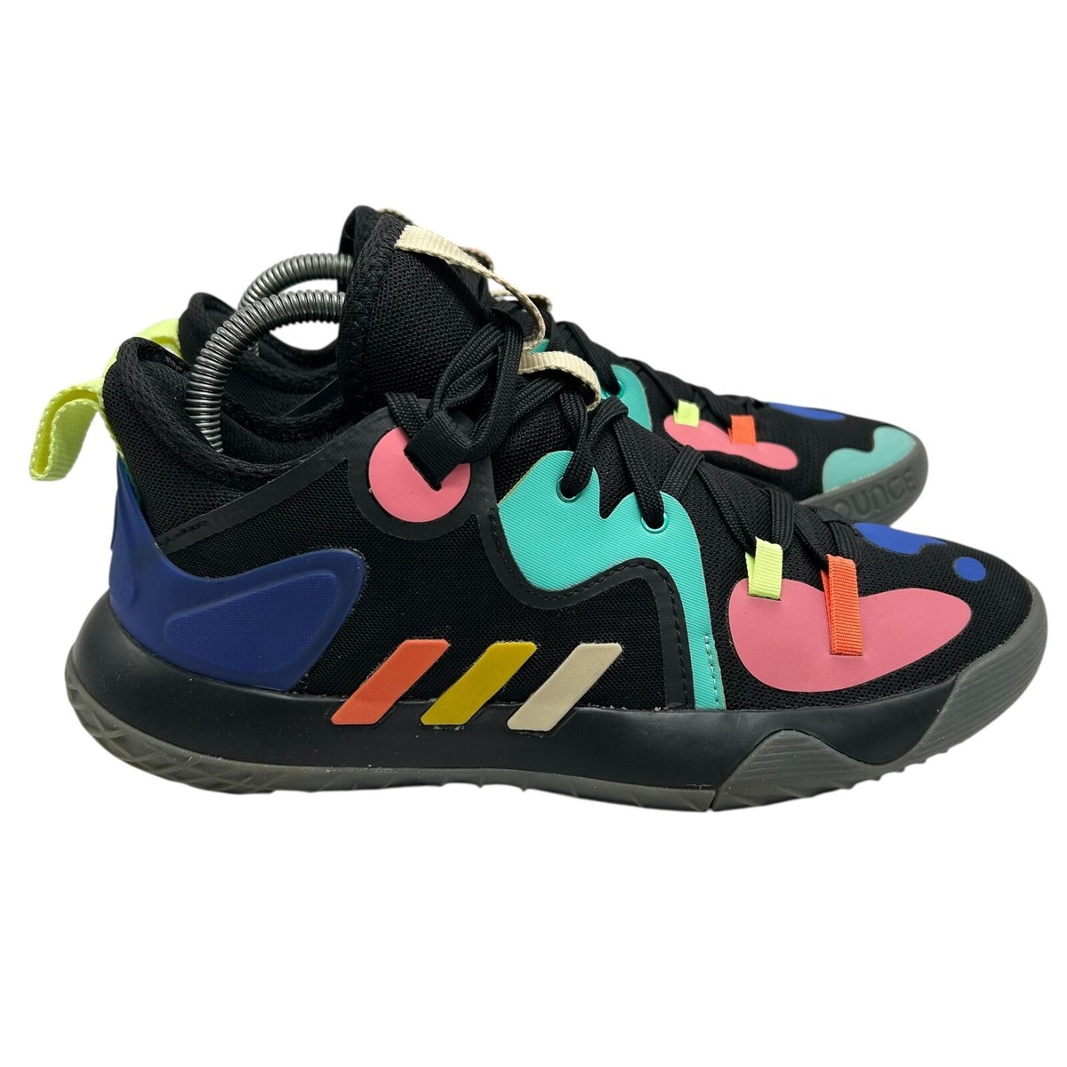 Adidas Harden Stepback 2 Men's Size 6 US FZ1546 Black Blue Pink