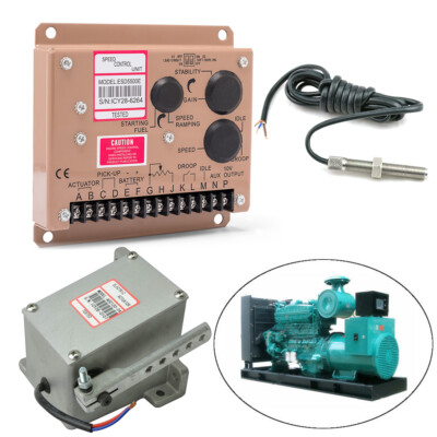 Speed Generator Governor Actuator ADC120-12V+ESD5500E W/MSP6729 Speed Control
