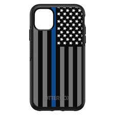 OtterBox Symmetry for Apple iPhone Pick Model - Thin Blue Line Law Enforcement