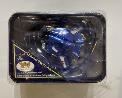 Robotech VF-1S Fokker Super Deformed Chrome Edition Morpher LE 5000 Blue Sealed