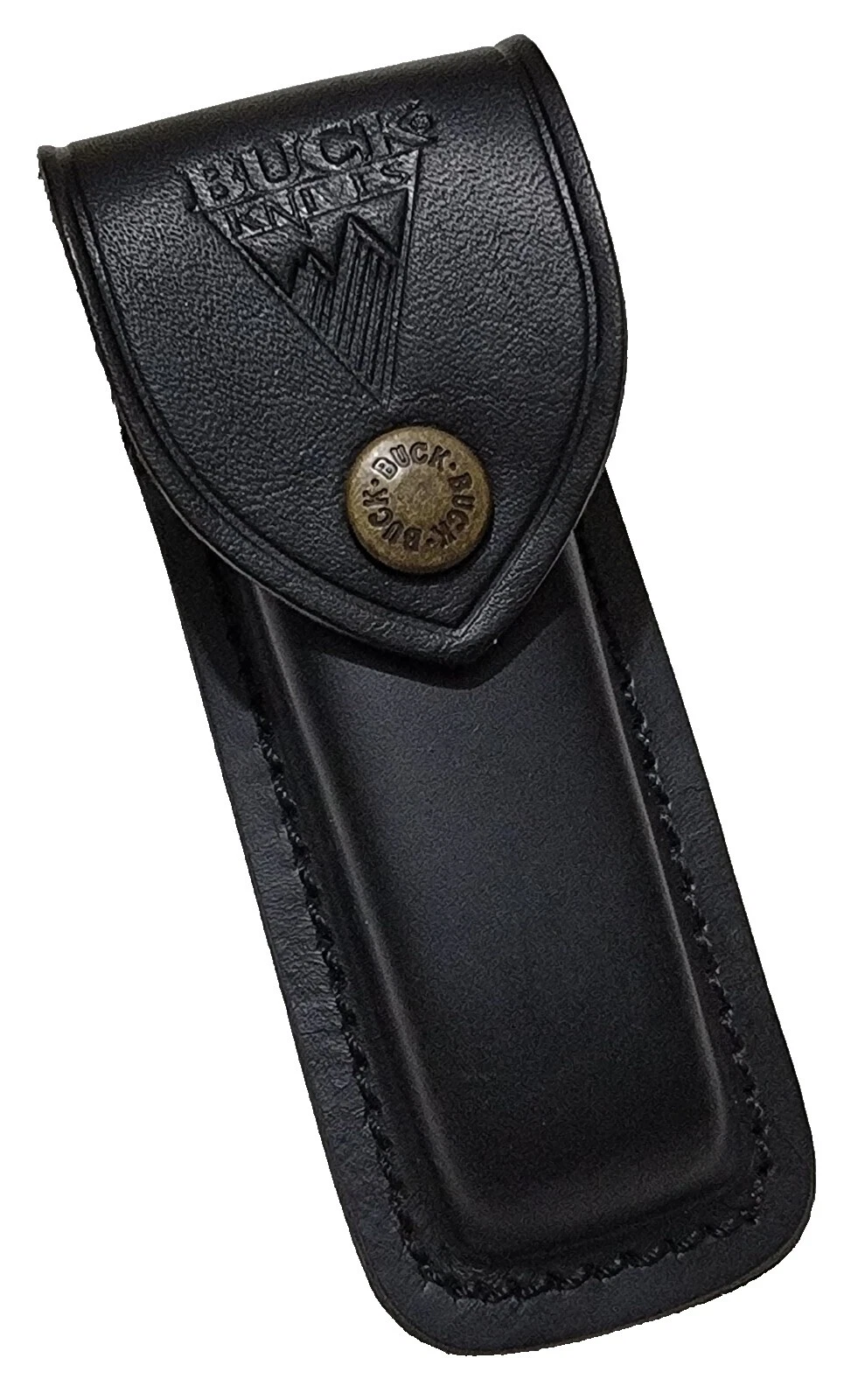 Negro de cuero Buck Knives de cuchillos, espadas y Cuchillas de colección Fundas