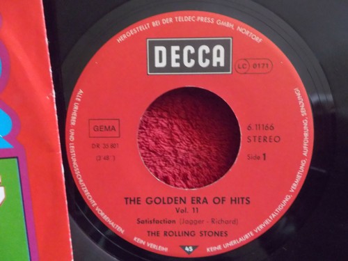 The Rolling Stones - Satisfaction / The under assistant... German Decca 45 RE - Bild 2 von 3