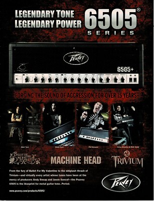 Peavey Amps - Matt Tuck / Robb Flynn / Phil Demmel / Beaulieu / Heafy - Print Ad